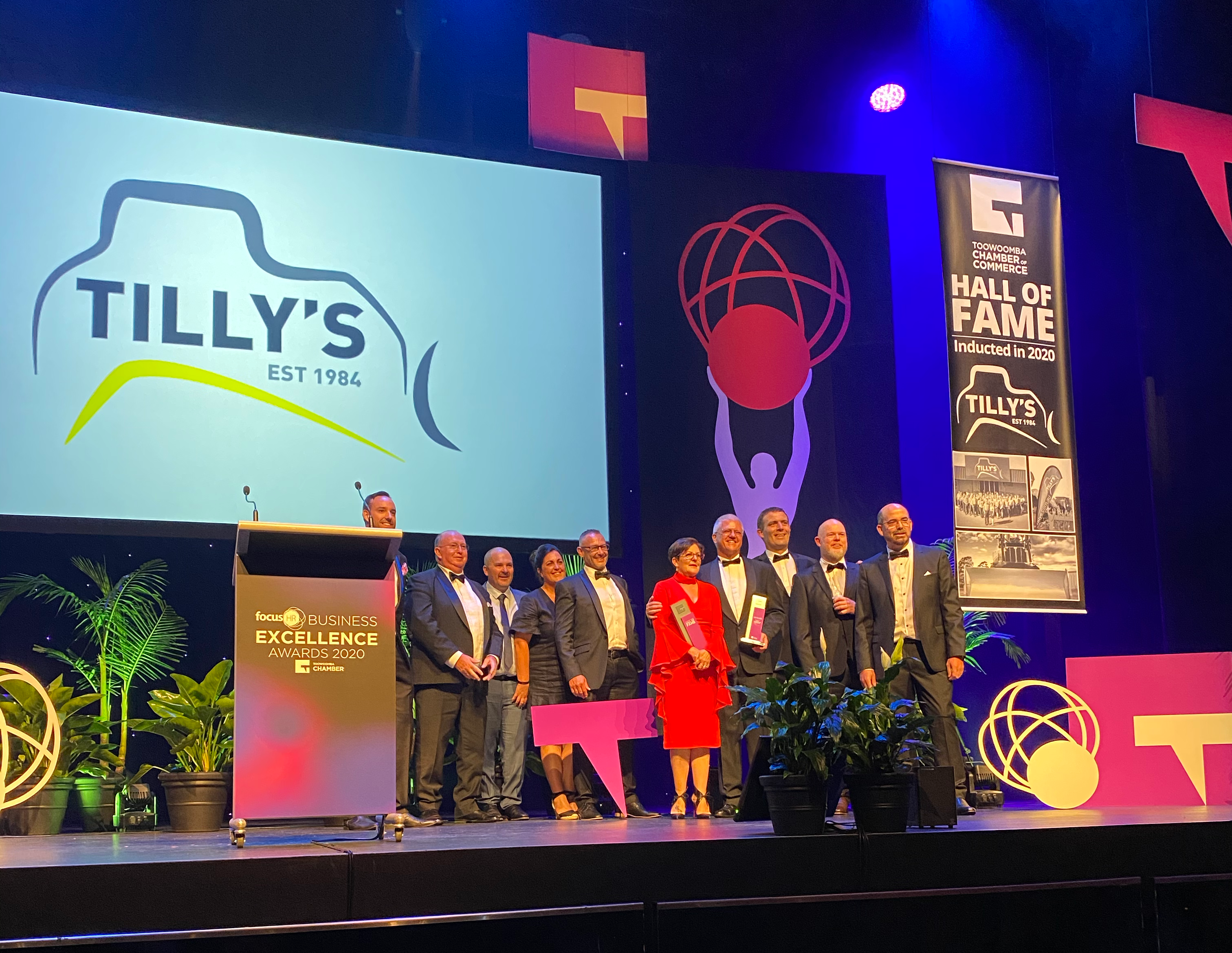 Tilly's inducted into Hall of Fame